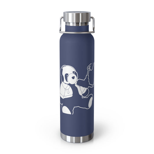 Uglee Franco Panda Copper Vacuum Insulated Bottle, 22oz